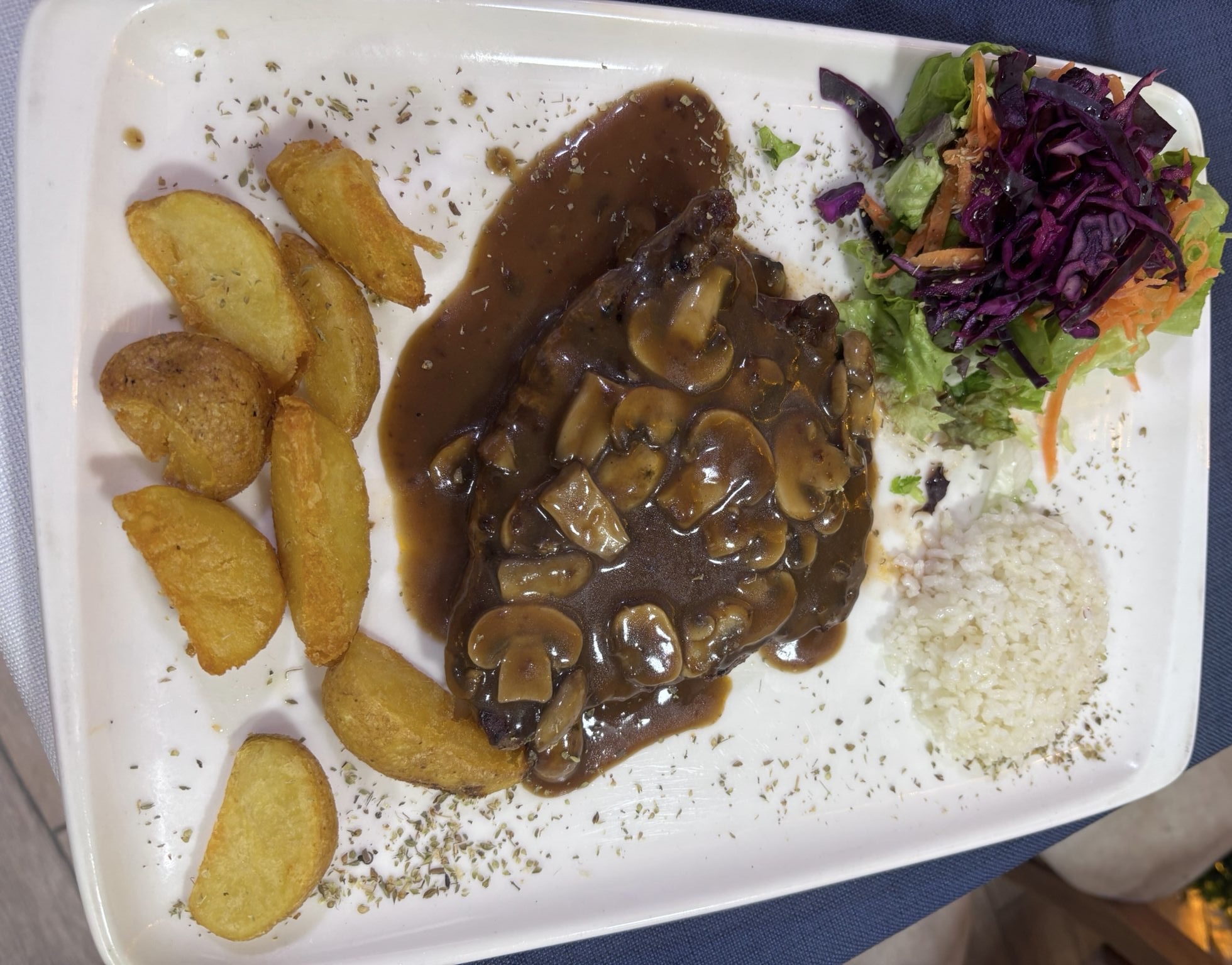 Fillet Steak with Mushrooms